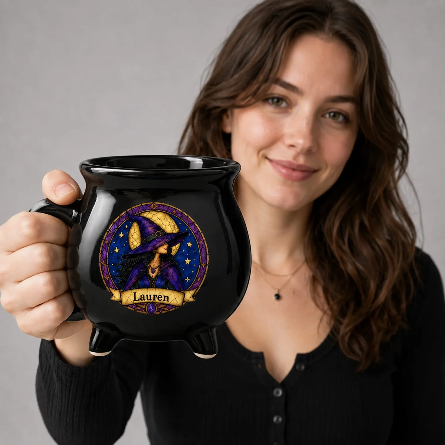 custom witchy cauldron coffee mug personalized halloween gifts2