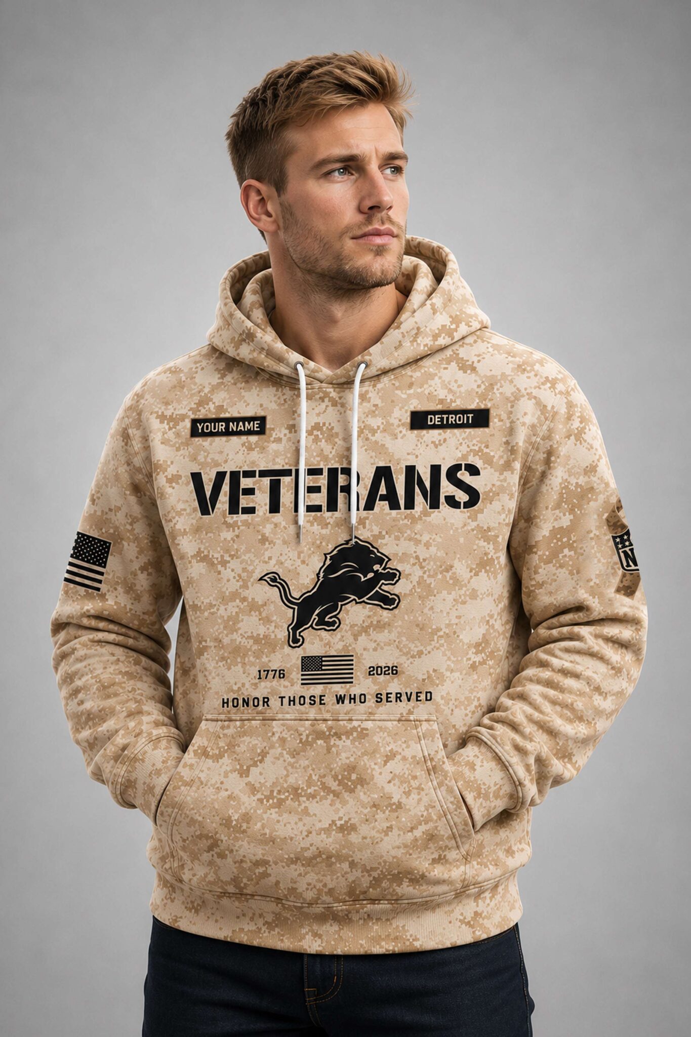 detroit lions military appreciation 250 years of freedom camo hoodie2
