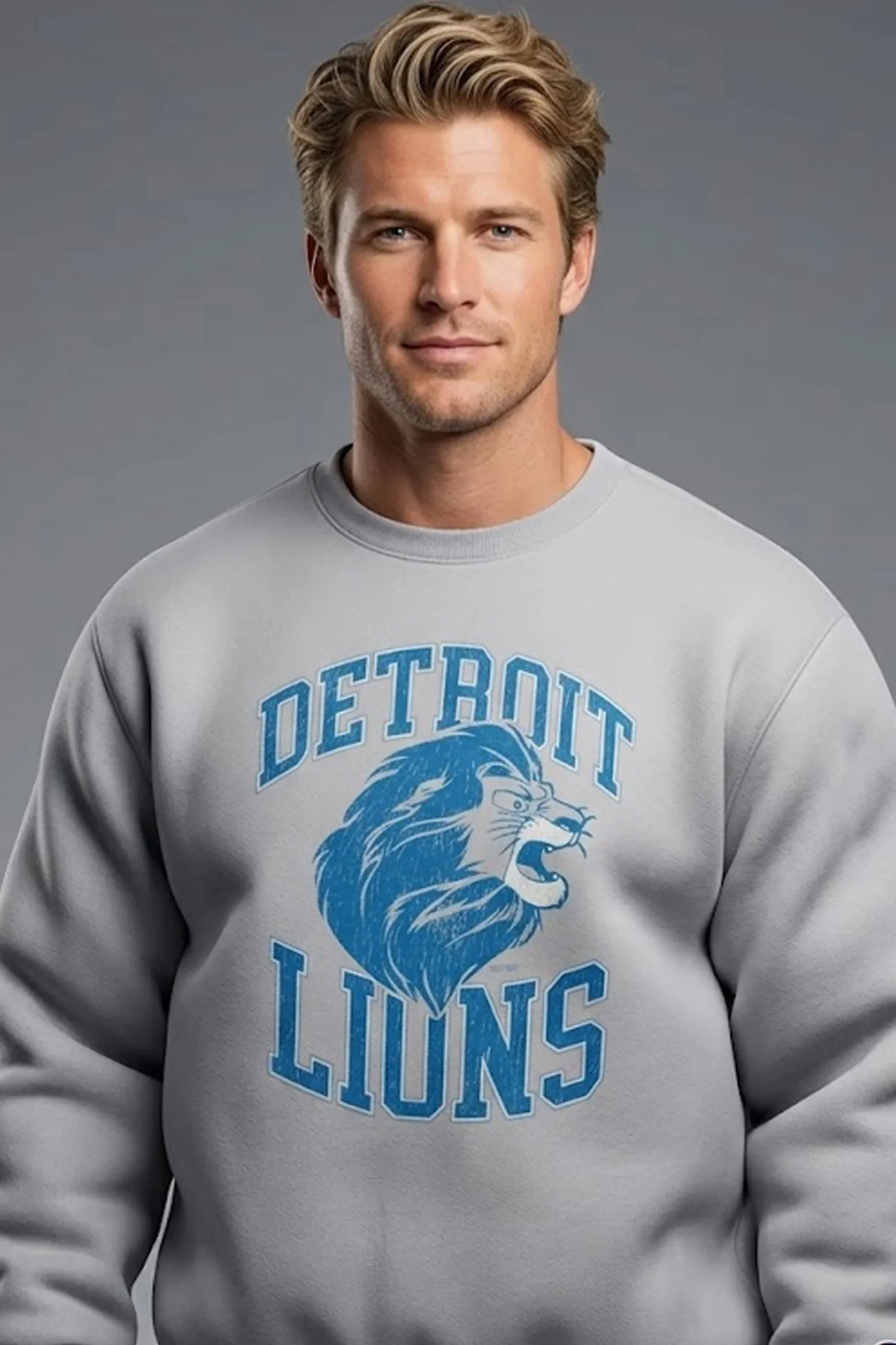 detroit lions simba pullover sweatshirt2