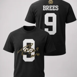 drew brees saints hall of fame 2026 elected signature shirt