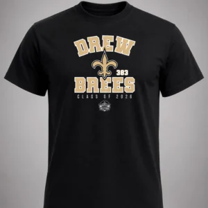 drew brees saints hof class of 2026 enshrinee t shirt