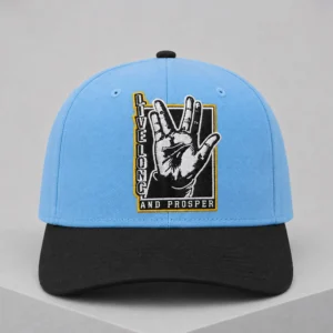star trek 60th anniversary live long and prosper hat2