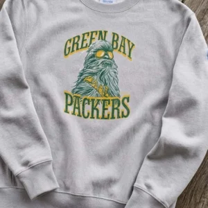 green bay packers chewbacca pullover sweatshirt1