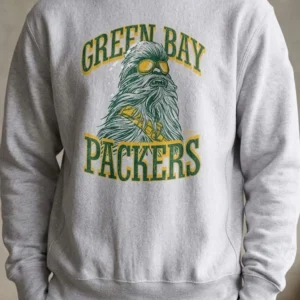 green bay packers chewbacca pullover sweatshirt2