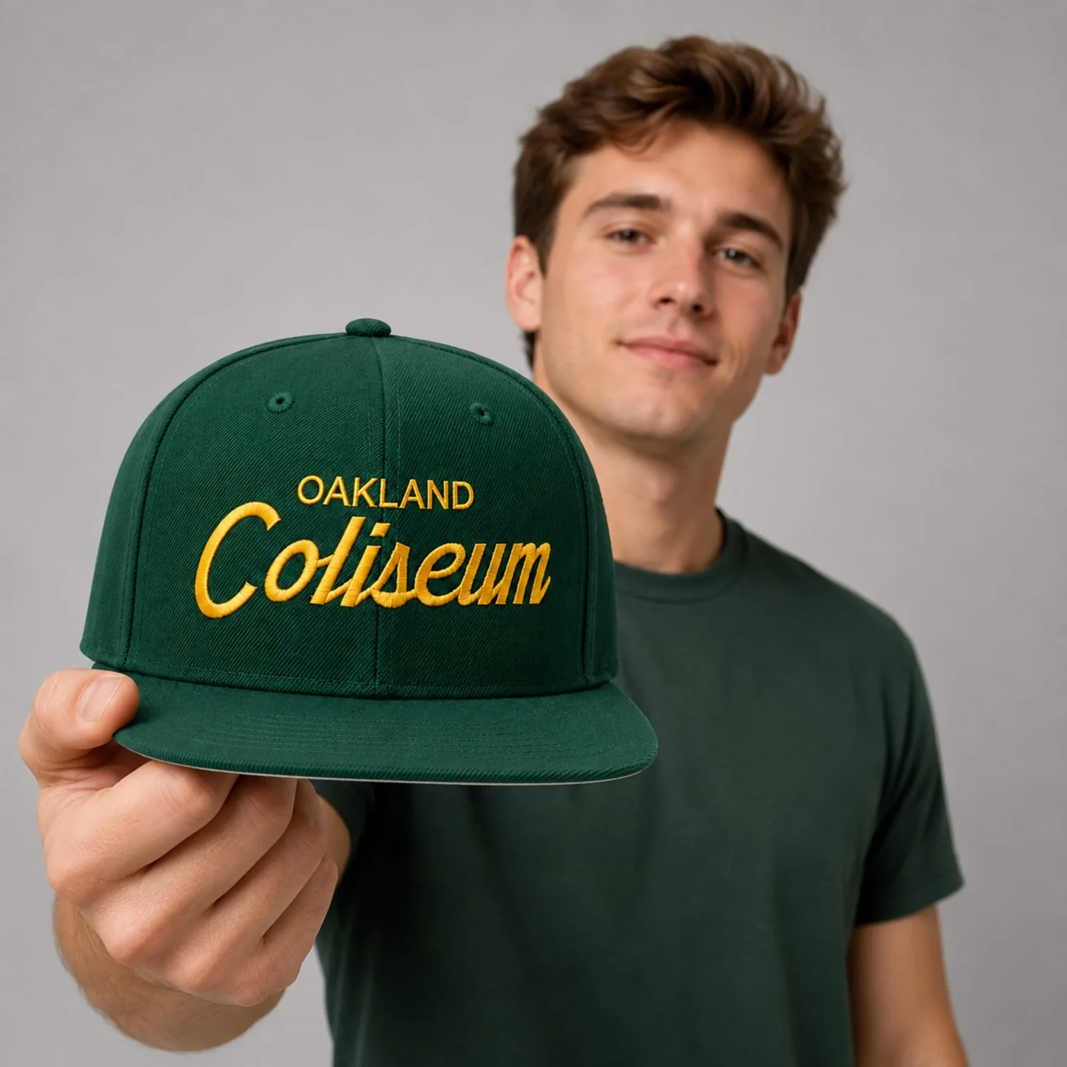greg silver oakland coliseum hat2