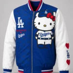 Hello Kitty Dodgers Bomber Jacket
