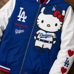 hello kitty dodgers bomber jacket1