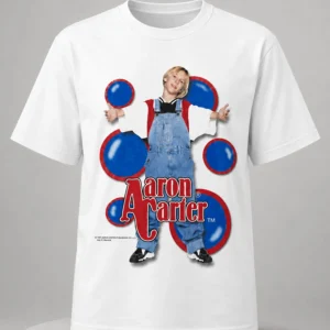 hilary duff aaron carter vintage shirt