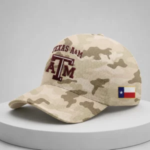 texas am aggies military honor camo hat3