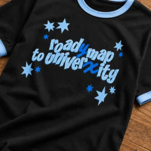 hunter roady map to university shirt1