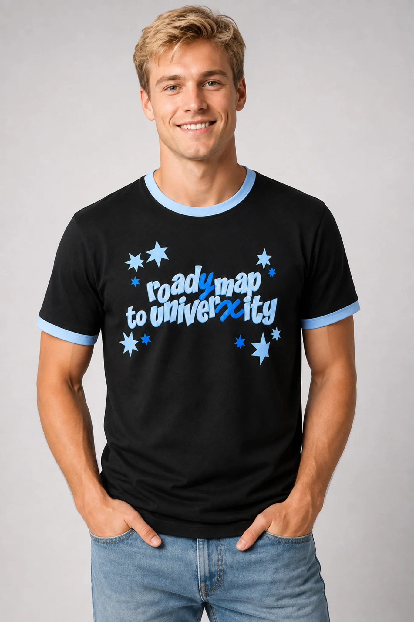 hunter roady map to university shirt2