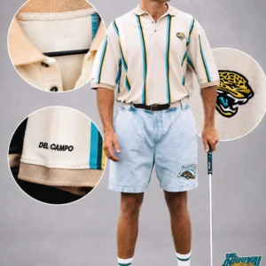 jacksonville jaguars del duuuval golf polo shirt2