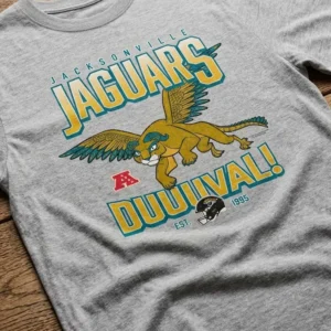 jacksonville jaguars pepita t shirt1