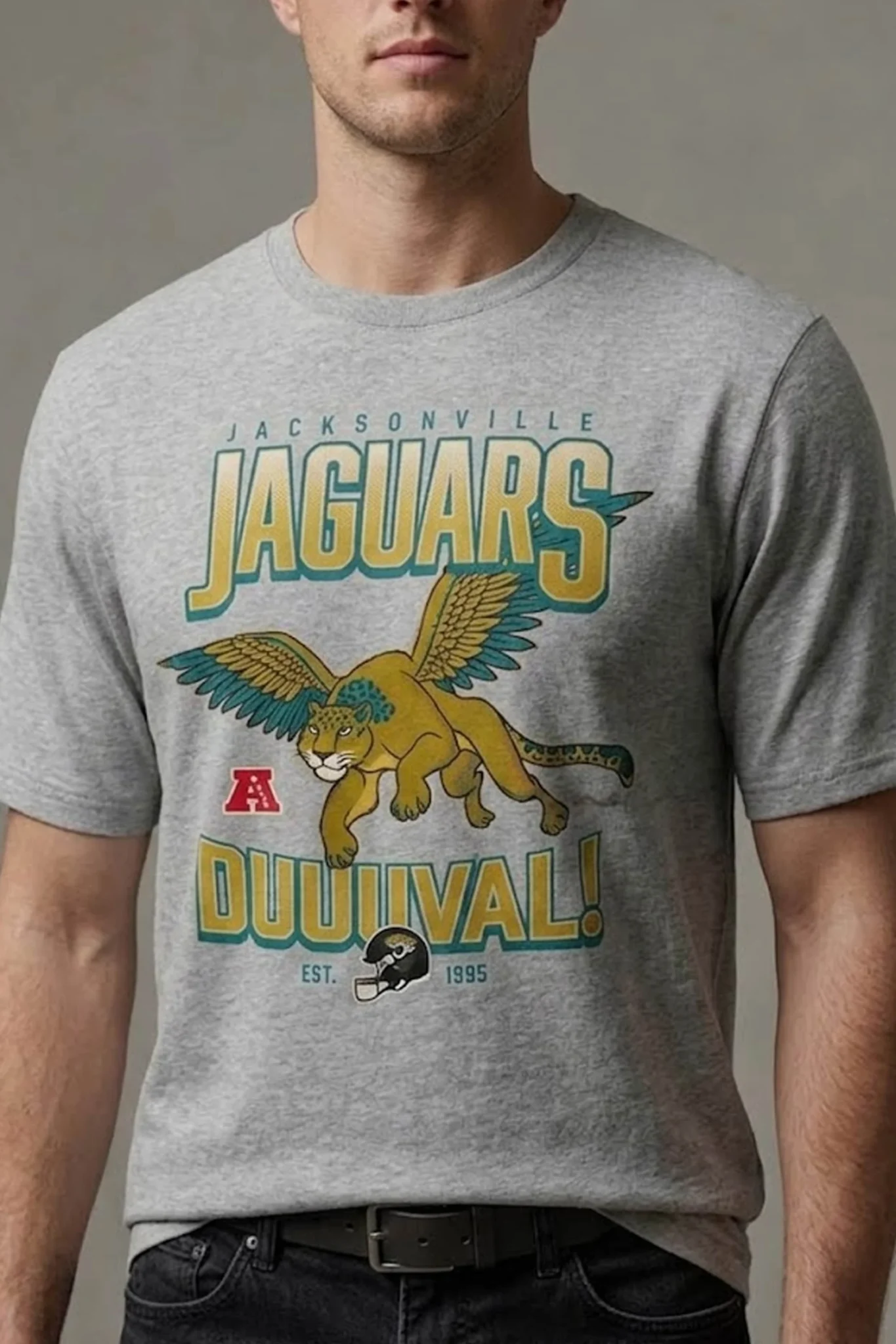 jacksonville jaguars pepita t shirt2