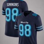 Jeffery Simmons Tennessee Titans Rivalries Jersey