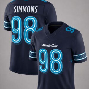jeffery simmons tennessee titans rivalries jersey