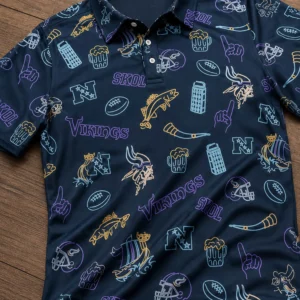 john randle minnesota vikings neon polo shirt1