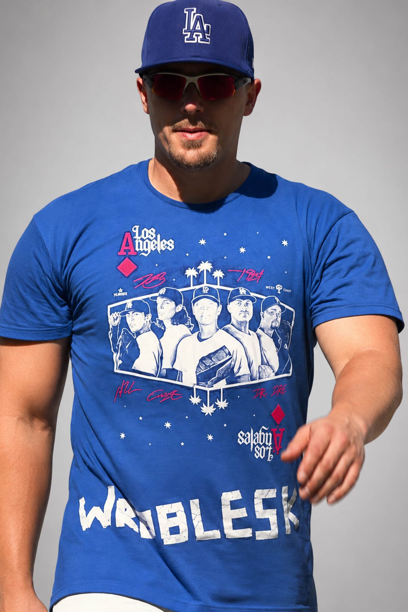 kike hernandez los angeles aces wrobleski shirt2