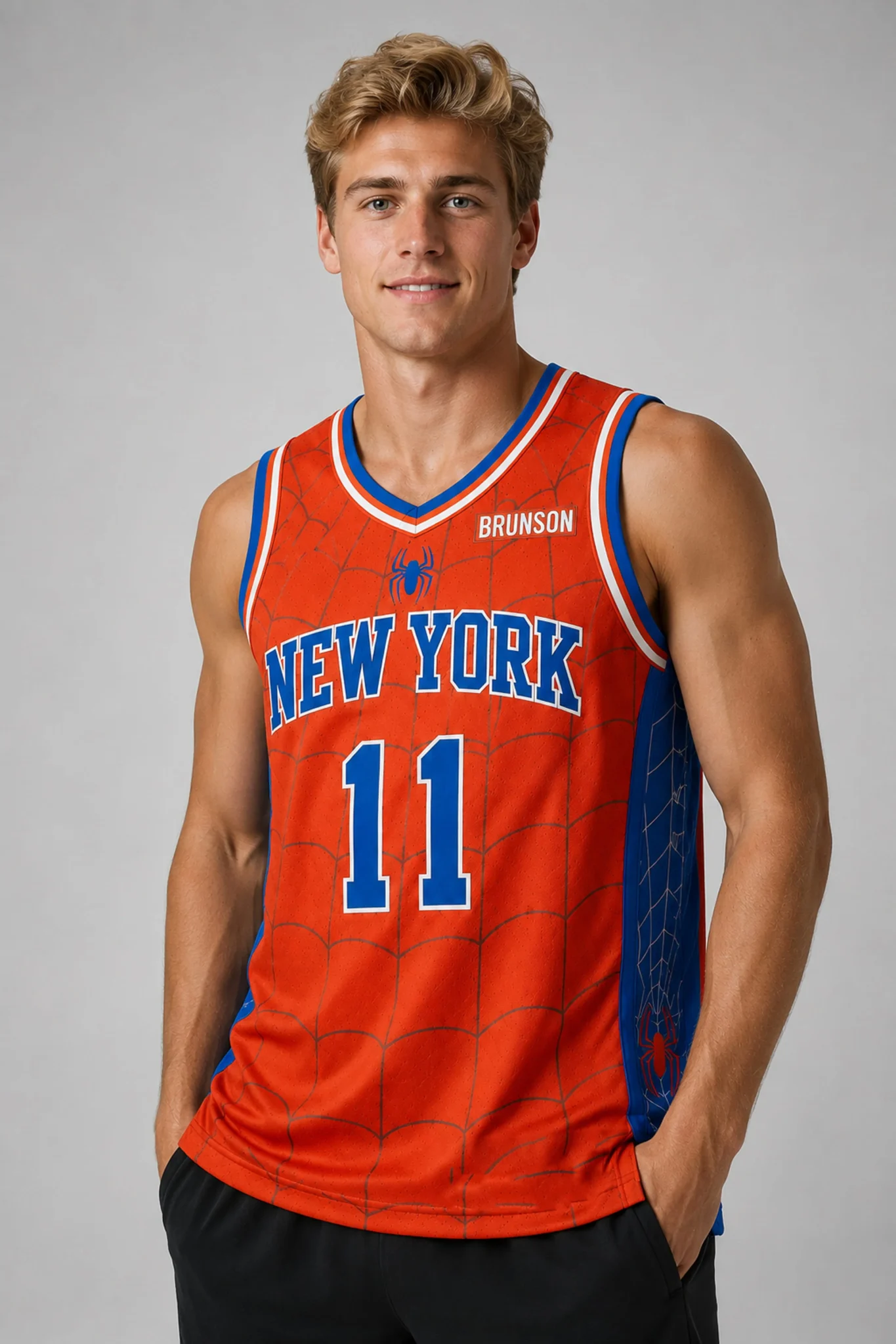 Knicks 2026 Spider-Man Brand New Day Basketball Jersey - Teespromax