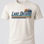Lake Ontario Retro Stripe T-Shirt