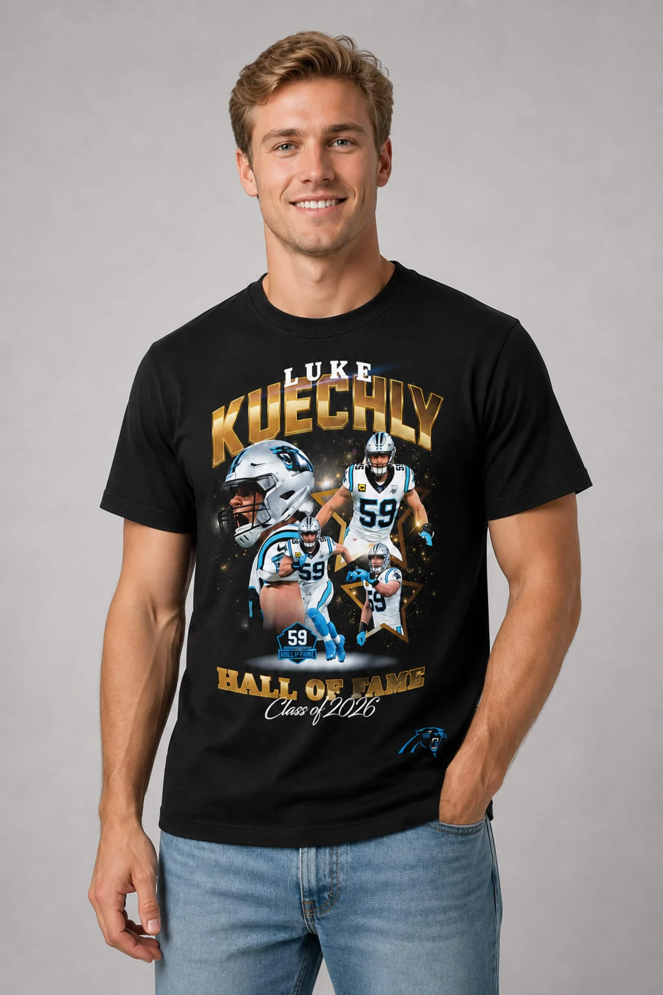 luke kuechly carolina panthers football hall of fame class of 2026 shirt1