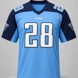 mike tomlin chris johnson titans jersey3