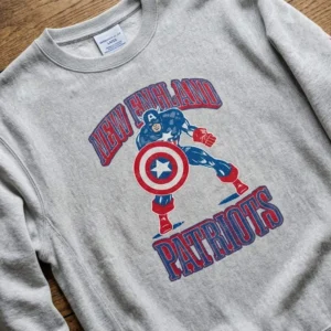 ne patriots captain america pullover sweatshirt1