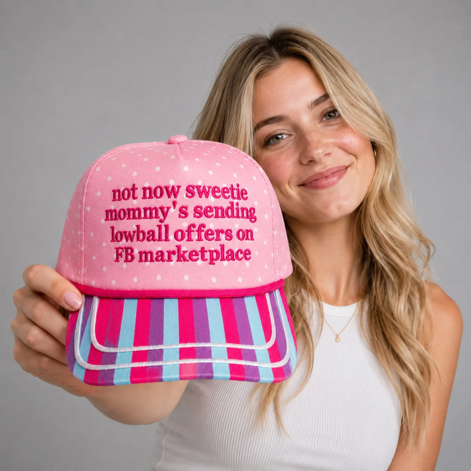 not now sweetie mommys sending lowball offers on fb marketplace hat2