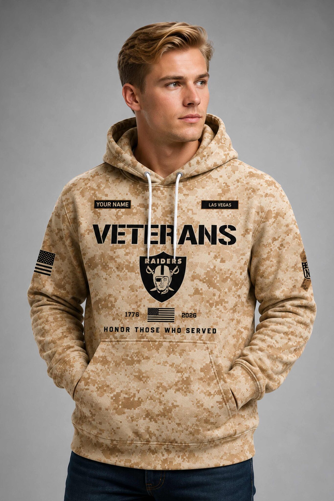 raiders military appreciation 250 years of freedom camo hoodie3