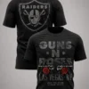 raiders x guns n roses world tour 2026 shirt