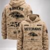 ravens military appreciation 250 years of freedom camo hoodie