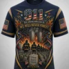 remember 911 for those who ran in we will never forget shirt