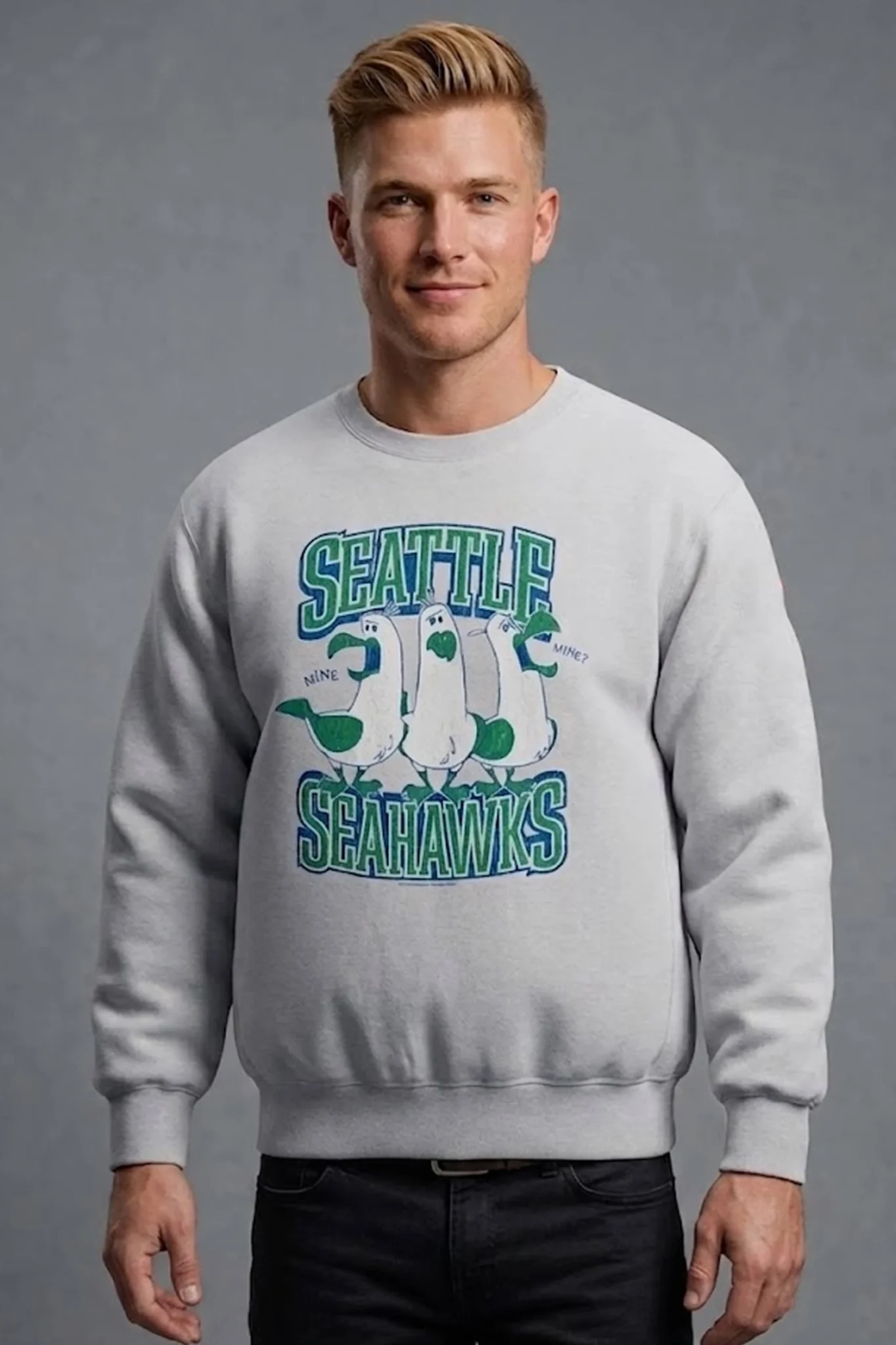 seattle seahawks finding nemo seagulls pullover sweatshirt2