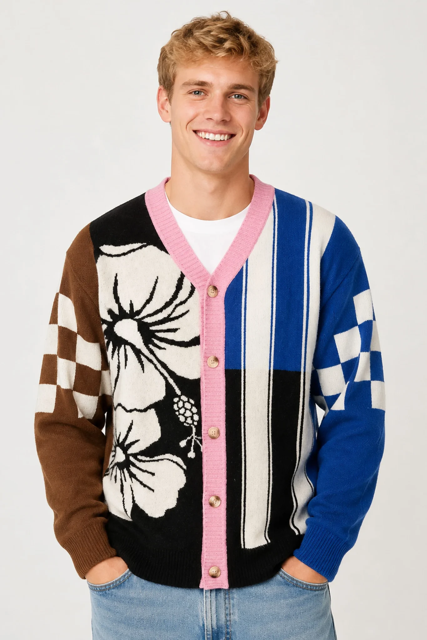 shay rudolph summer dilaurentis off campus hibiscus cardigan2