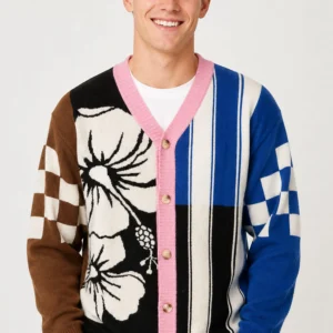 shay rudolph summer dilaurentis off campus hibiscus cardigan2