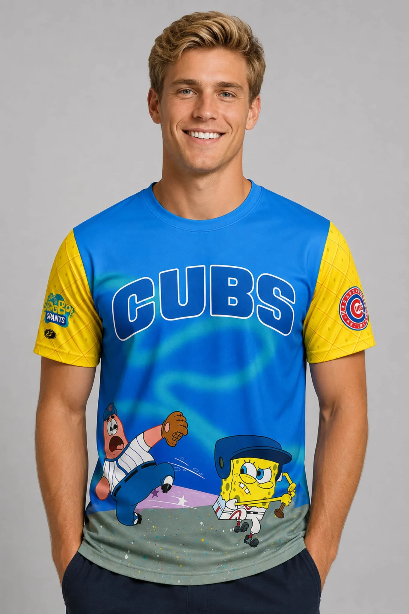 south bend cubs spongebob squarepants shirt1