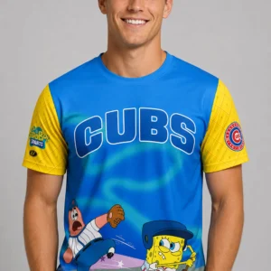 south bend cubs spongebob squarepants shirt1