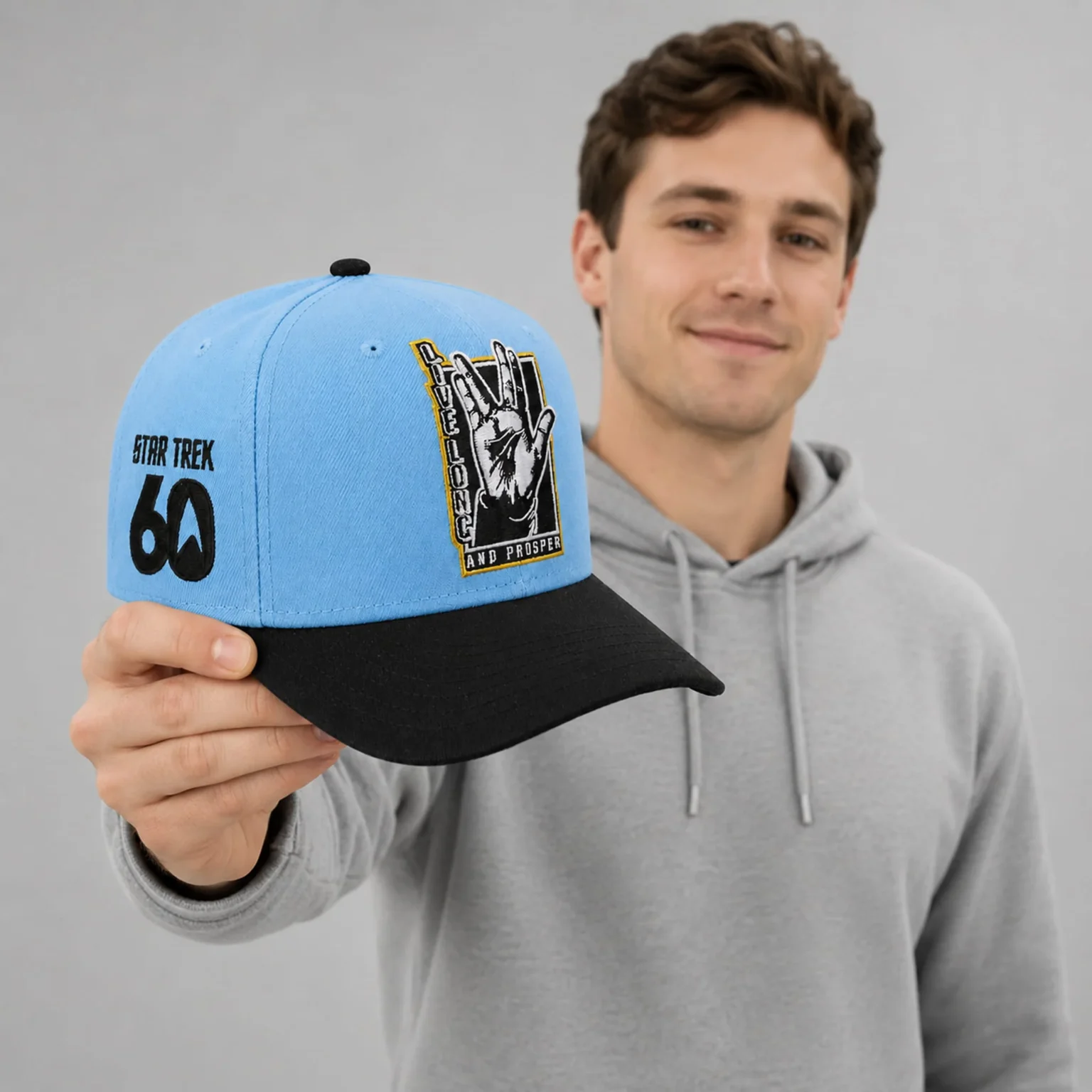 star trek 60th anniversary live long and prosper hat1
