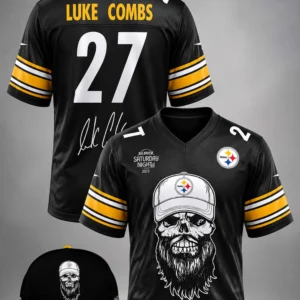 steelers x luke combs my kinda saturday night tour 2027 jersey