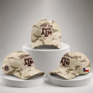 texas am aggies military honor camo hat