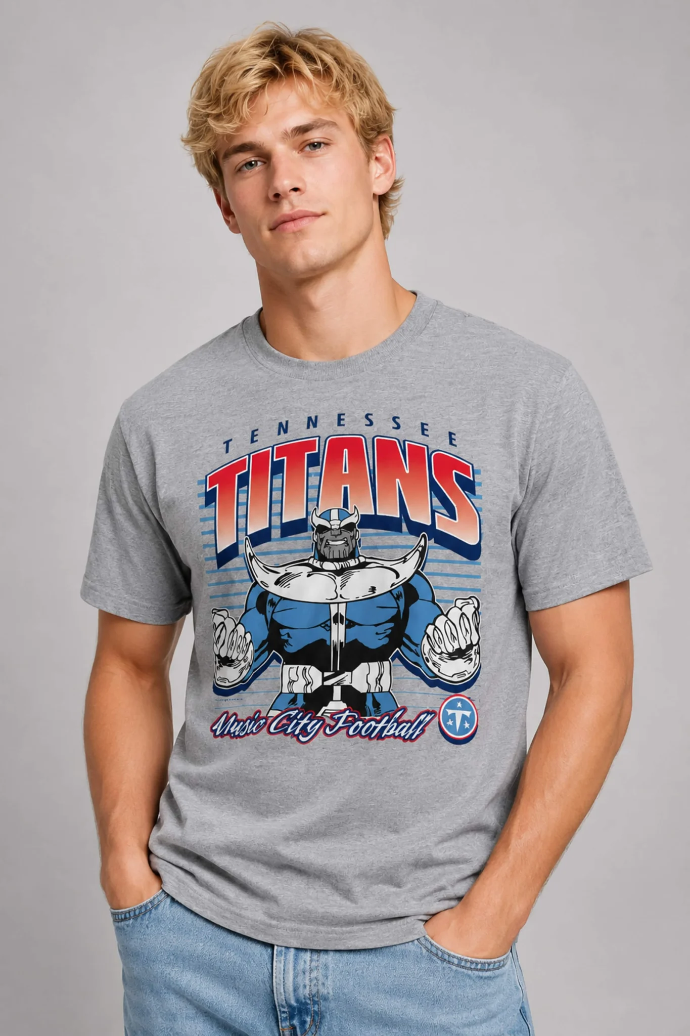 tennessee titans music city football thanos t shirt2