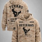 Texans Military Appreciation 250 Years Of Freedom Camo Hoodie