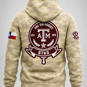 texas am honor and support desert camo hoodie2