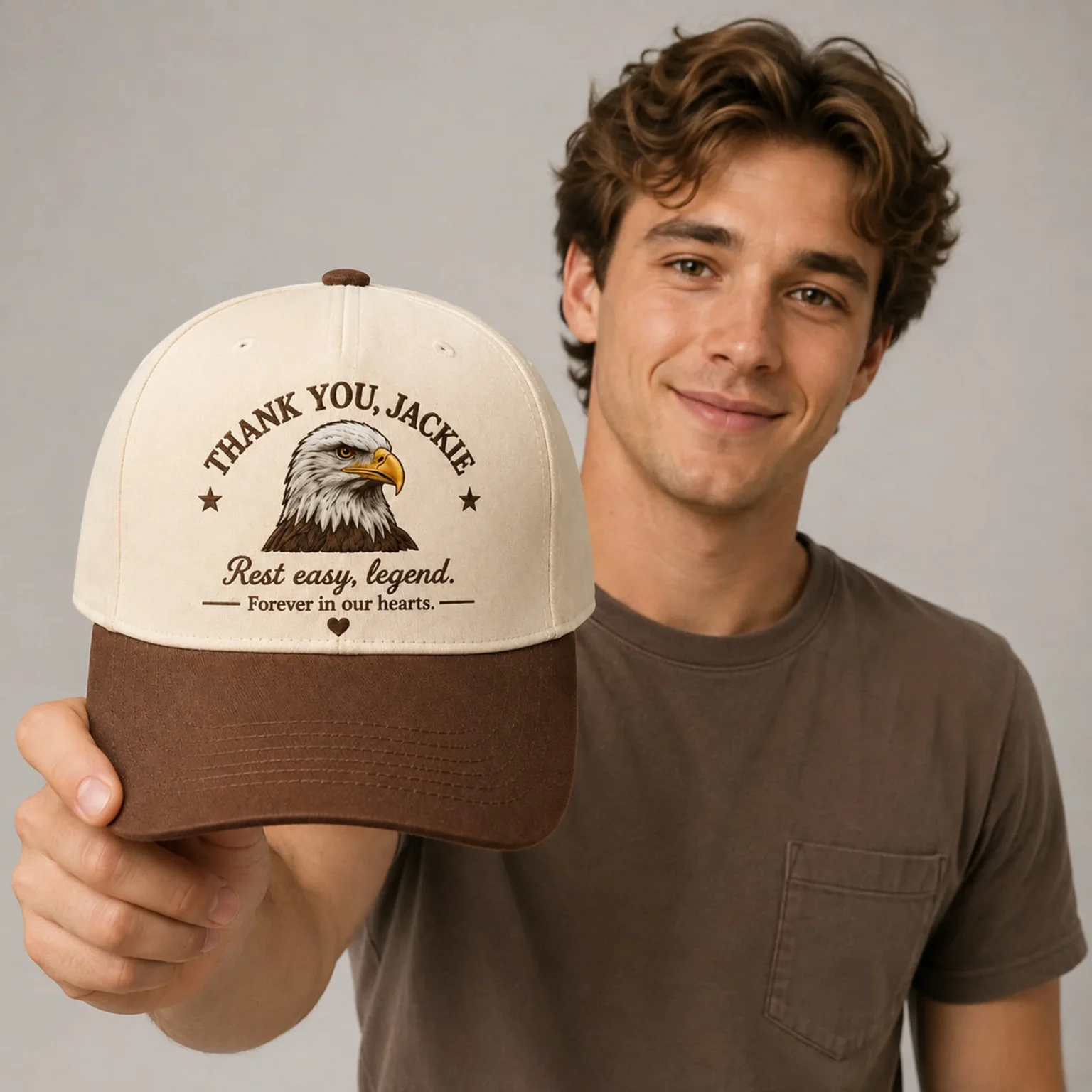 thank you jackie the eagle rest easy legend hat2