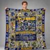 the los angeles rams 90th anniversary 1937 2027 fleece blanket