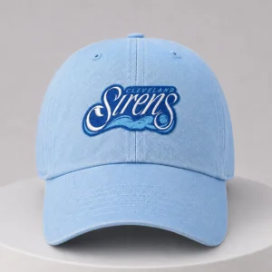 cleveland siren erie blue clean up adjustable hat