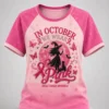 unisex in october we wear pink breast cancer awareness shirt