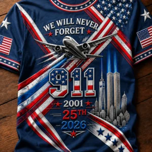 we will never forget 9 11 25th anniversary shirt1