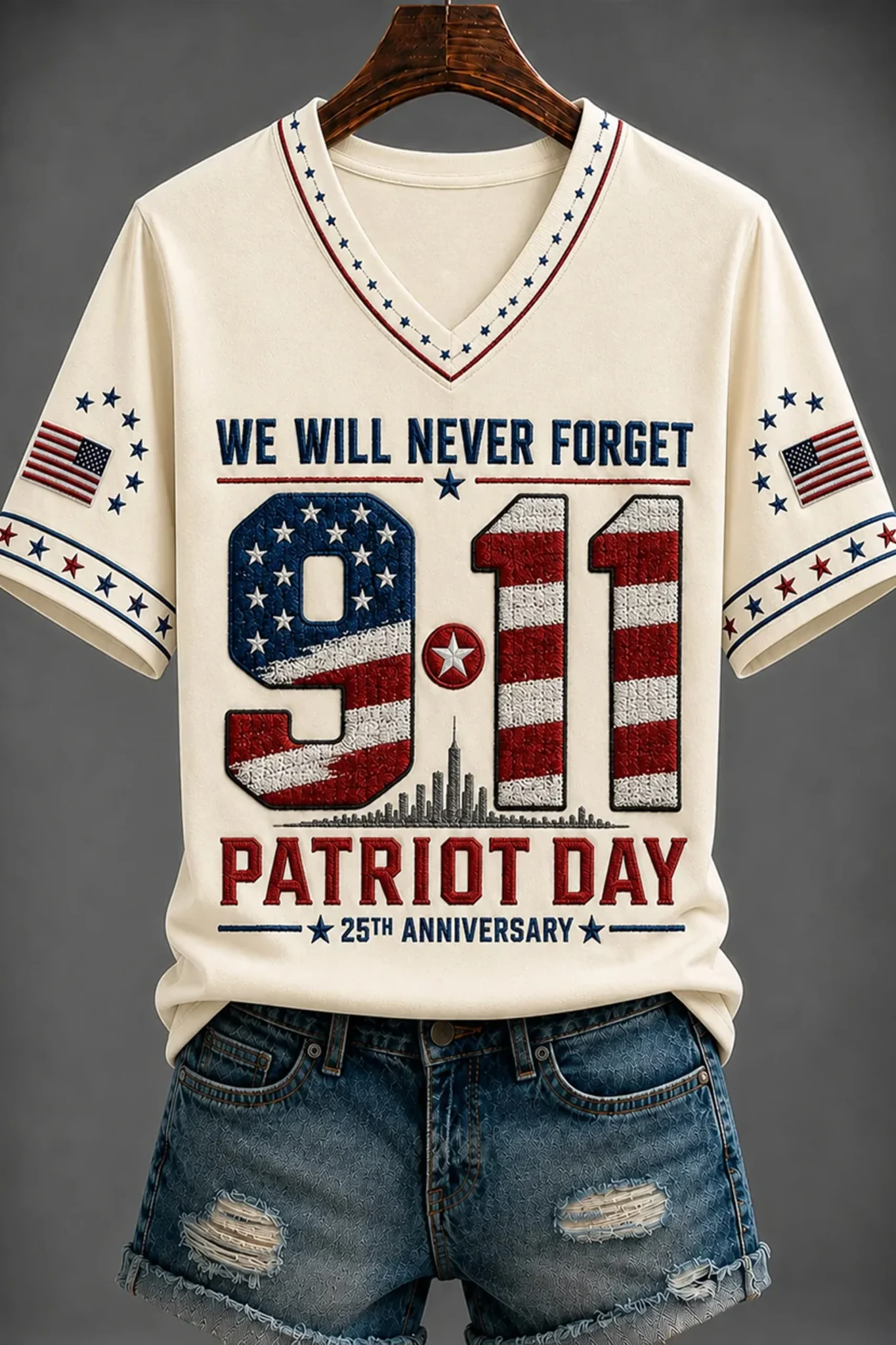 we will never forget 9 11 patriot day 25th anniversary shirt