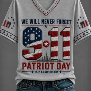 we will never forget 9 11 patriot day 25th anniversary shirt1